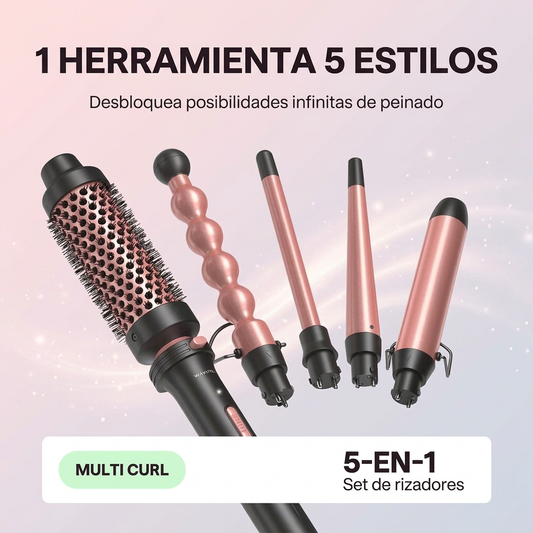 Juego de Rizadores 5 en 1
