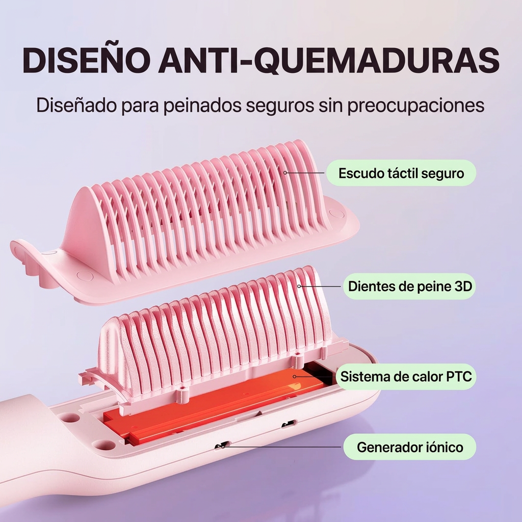 Cepillo Alisador Iónico