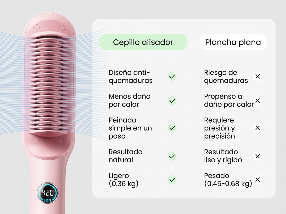 Cepillo Alisador Iónico